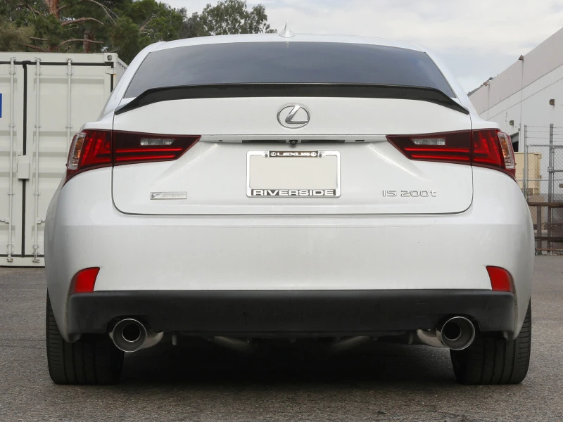 aFe POWER Takeda 16-17 Lexus IS200t L4-2.0L (t) 2,5 Zoll-3 Zoll 304 SS CB Auspuff mit polierter Spitze
