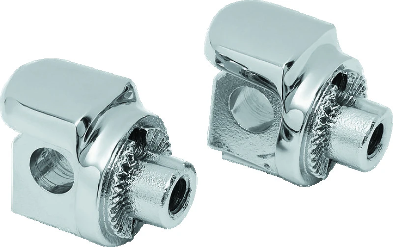 Kuryakyn Non-Pivot Splined Peg Adapter für Harley-Davidson Modelle Chrom