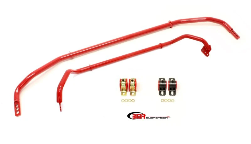 BMR 2012 5. Generation Camaro Vorder- und Hinterquerlenker-Kit mit Buchsen - Rot