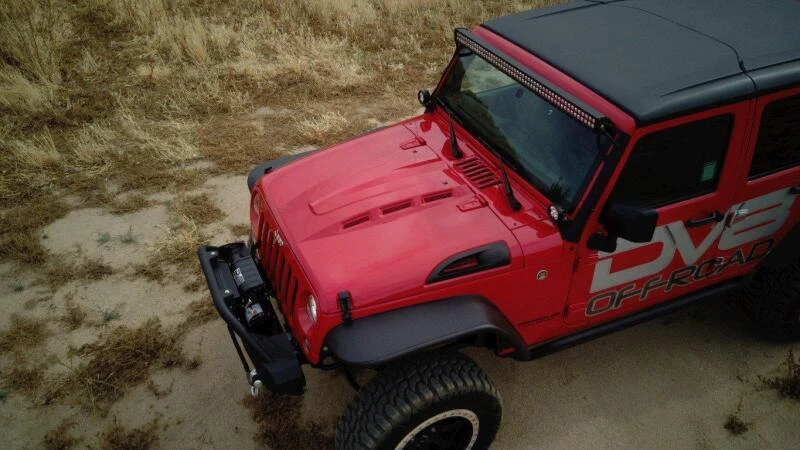 DV8 Offroad Heat Dispersion Motorhaube für 2007–2018 Jeep Wrangler JK