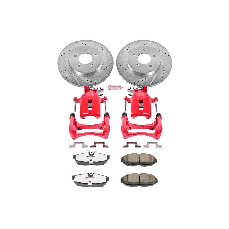 powerstop_KC1384-26-6794569549faa Power Stop 05-11 Ford Mustang Rear Z26 Street Warrior Brake Kit w/Calipers