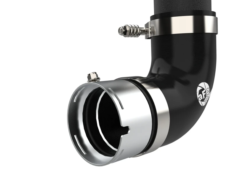 aFe 21-23 Ford Bronco V6-2.7Ltt BladeRunner Alum Hot & Cold Charge Pipe Kit - Black