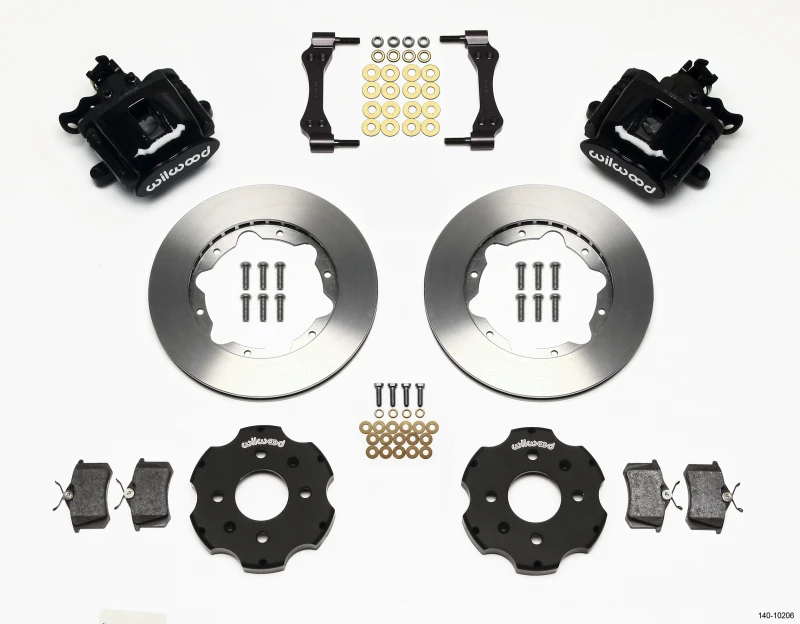 Wilwood-Kombinations-Handbremse-Kit für hinten, 11,00 Zoll, Civic/Integra-Scheibe, 2,39 Naben-Offset