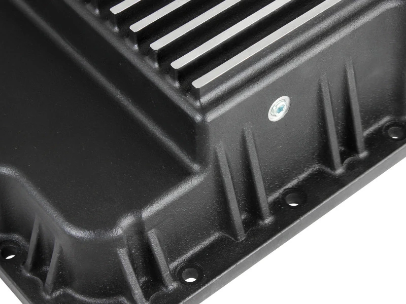 aFe Getriebe-Pfanne (Schwarz mit bearbeiteten Rippen) GM Trucks 99-16 (4L60-E/4L60E/4L65E/4L70E/4L75E)