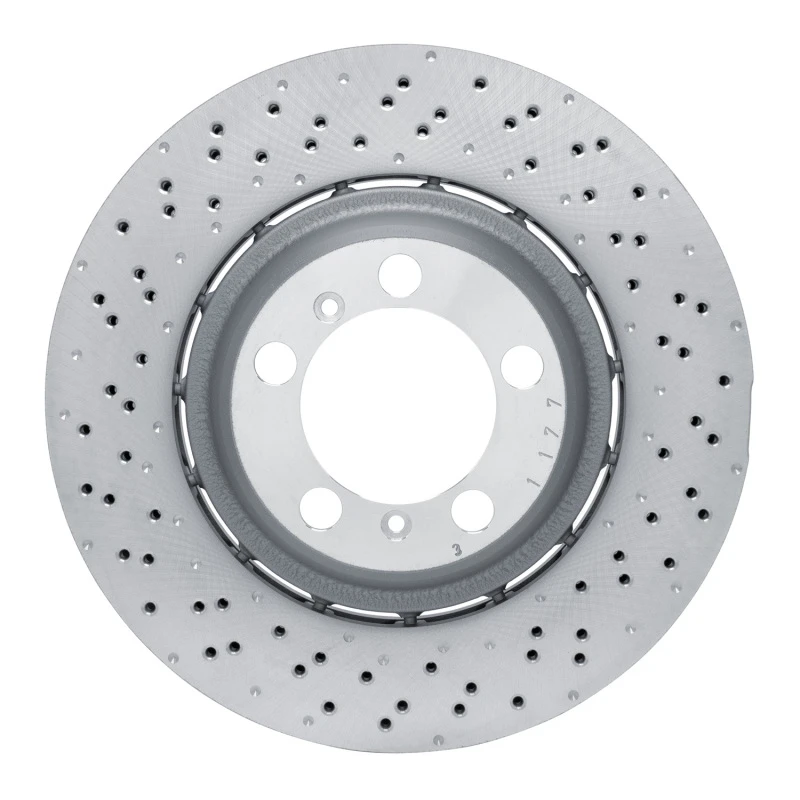 DFC 13-19 Porsche 911 Left Rear Drilled Hi-Carbon Alloy Geomet Coated Rotor