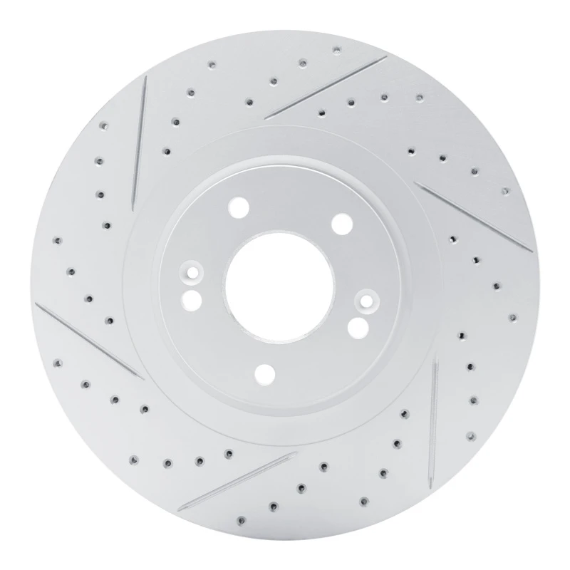 DFC 20-25 Hyundai Palisade Front Left Drilled & Slotted Geoperformance Rotor