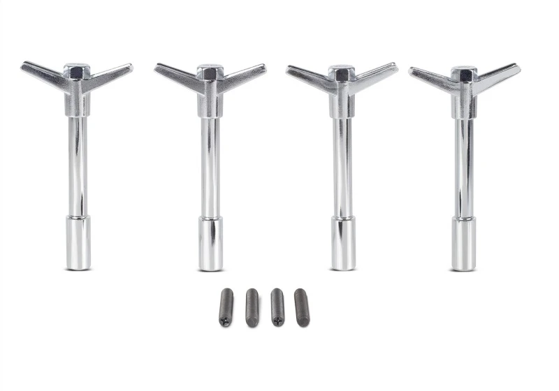 Ford Racing Chrom Ventildeckel-Halter-Flügelmuttern