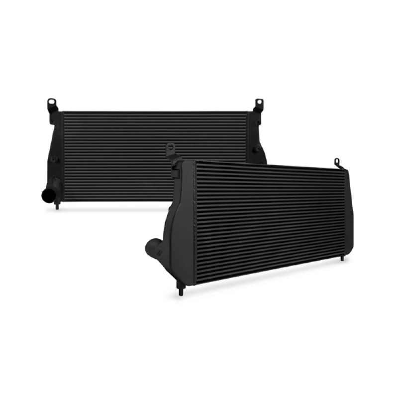 Mishimoto 01-05 Chevrolet 6.6L Duramax Ladeluftkühler (Schwarz)