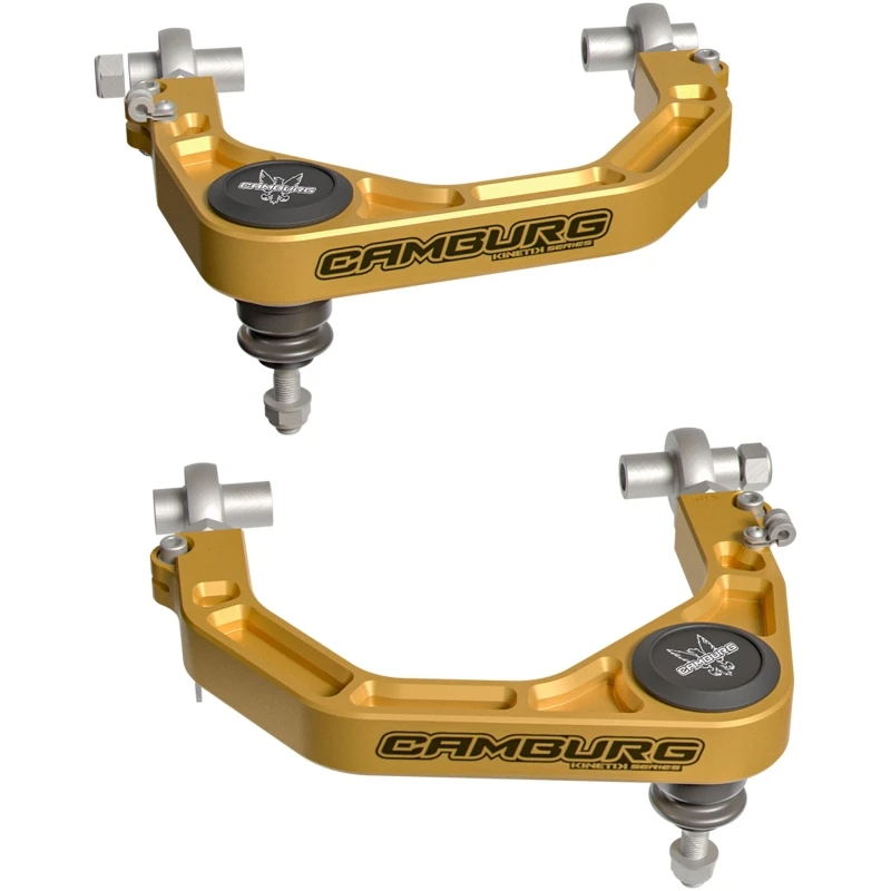 Camburg KINETIK V2 Performance Billet X-Joint XL Upper Arms (Gold) für 2024 Toyota Tacoma 2WD/4WD