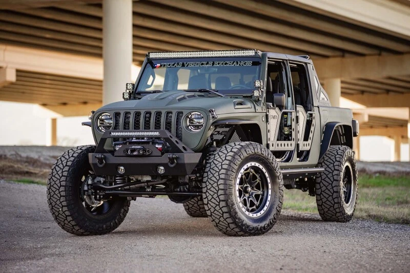 DV8 Offroad Heat Dispersion Motorhaube für 2018+ Jeep Wrangler JL / 2020+ Jeep Gladiator JT