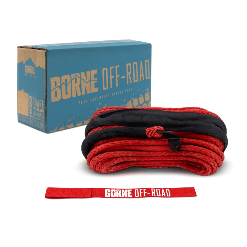 Borne Off-Road Synthetic Rope - 3/8in x 85ft - Rot