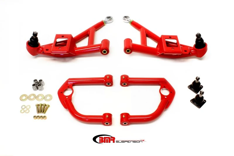 BMR 93-02 F-Body Oberer und Unterer A-Arm Kit - Rot