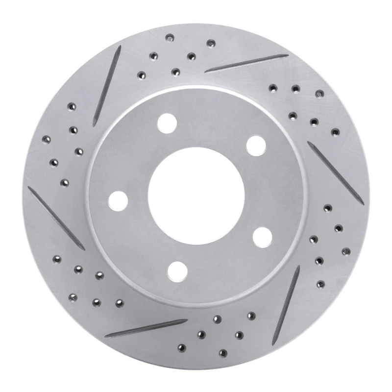DFC 83-96 Buick Century Front Left Drilled & Slotted Geoperformance Rotor