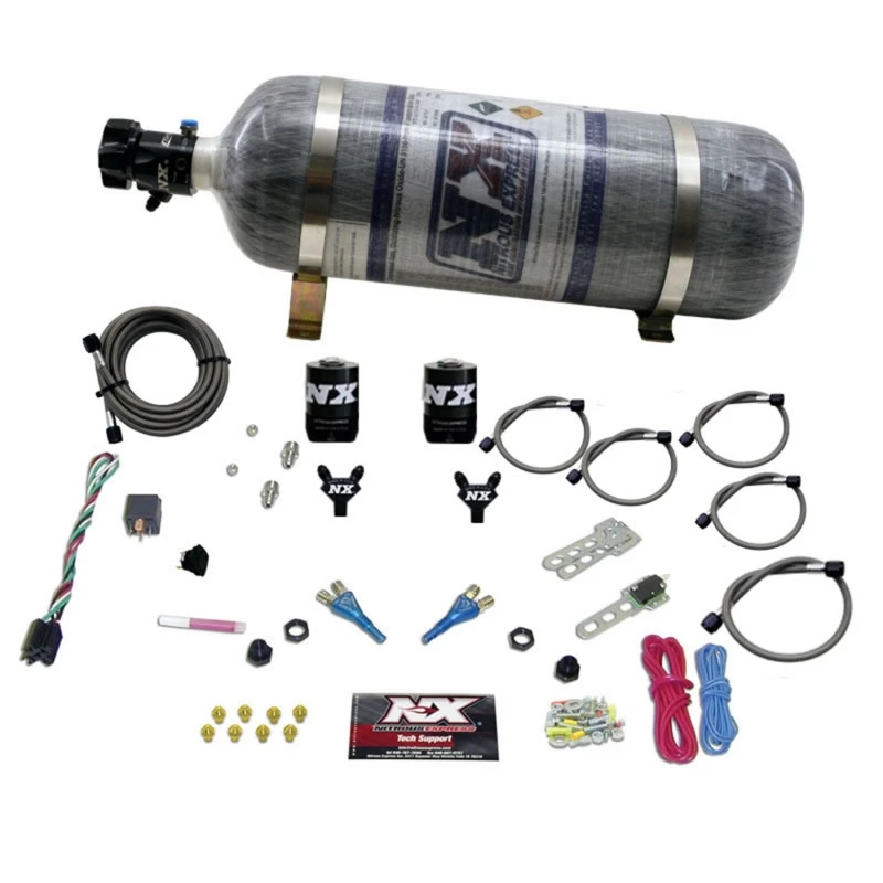 nitrous-express_20213-12-67943190105b9 Nitrous Express 92-95 Dodge V8 TBI Dual-Düsen-Nitrous-Kit (50-125PS) mit Composite-Flasche