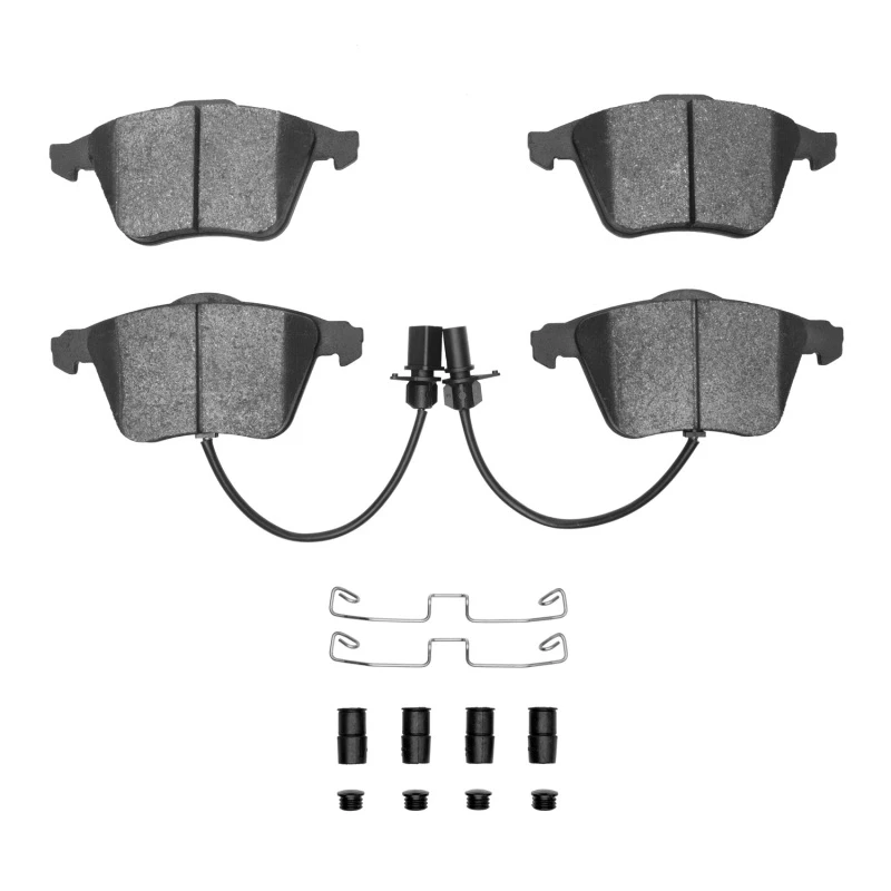 DFC 01-05 Audi ALLROAD Front 5000 Advanced Low Metallic Brake Pads and Hardware Kit