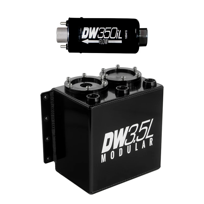 DeatschWerks 3,5-L-Modulares Drucktank-Kit (Inkl. 1 DW350iL In-Line-Kraftstoffpumpe)