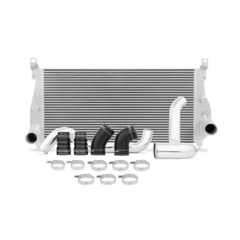 Mishimoto 02-04.5 Chevrolet 6.6L Duramax Intercooler Kit mit Rohren (Silber)