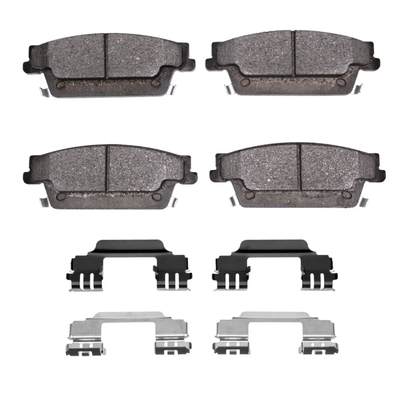 DFC 04-09 Cadillac SRX Rear 5000 Advanced Ceramic Brake Pads and Hardware Kit