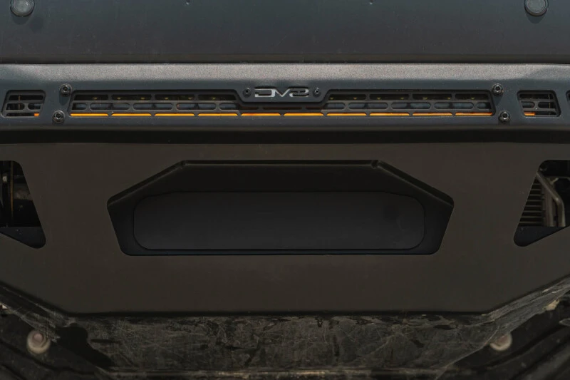 DV8 Winch Fairlead Cover Plate - Micro Texture Black