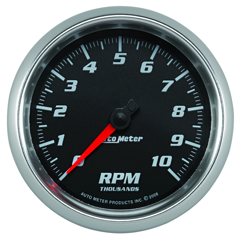 Autometer Pro-Cycle Gauge Tachometer 3 3/8in 10K Rpm Black