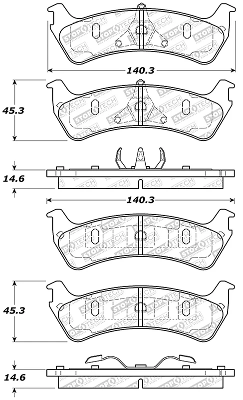StopTech Street Select Brake Pads