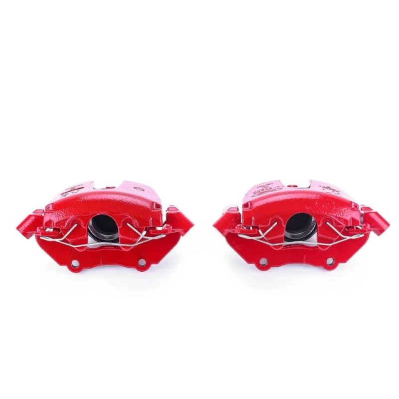 powerstop_S2942A-6794533281522 Power Stop 2004 Mazda 3 Front Red Calipers w/Brackets - Pair