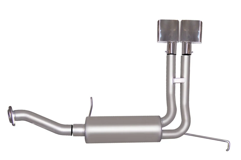 Gibson 94-95 Chevrolet C1500 Basis 4.3L 2.5in Kat-Back Super Truck Auspuff - Edelstahl