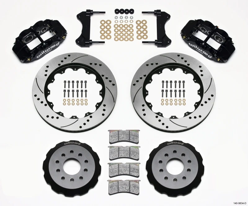 Wilwood Narrow Superlite 6R Front Hat Kit 14,00 Zoll gebohrt 98-02 Camaro/Firebird