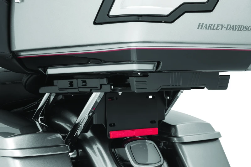 Kuryakyn Quick Adjust Tour-Pak Relocator 14-Up Touring Black