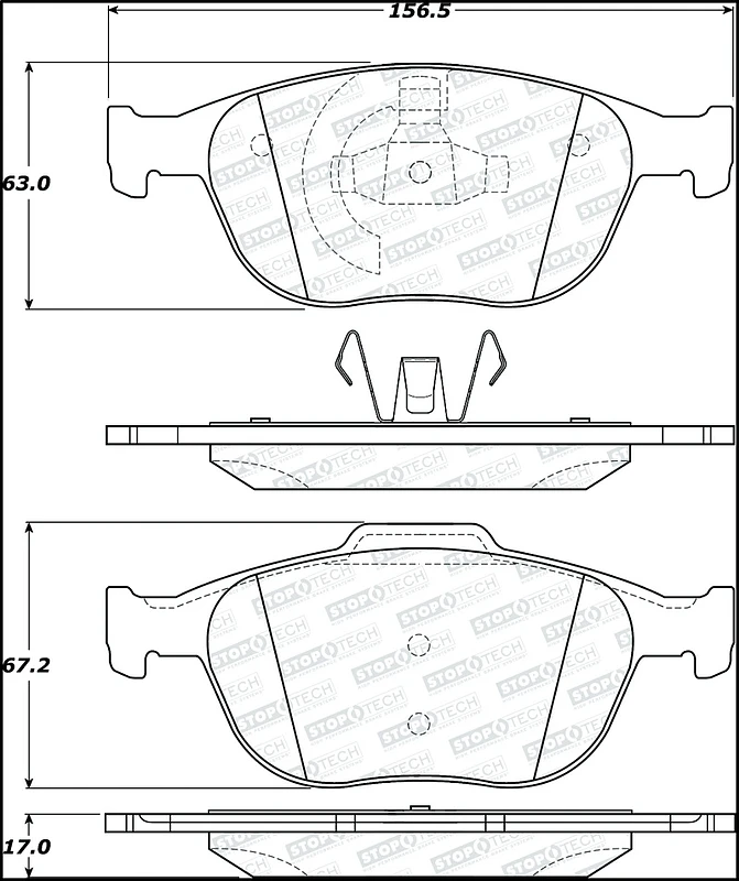 StopTech Street Brake Pads