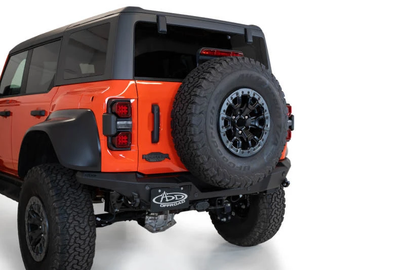 Addictive Desert Designs Rock Fighter Rear Bumper for 2022-2023 Ford Bronco Raptor