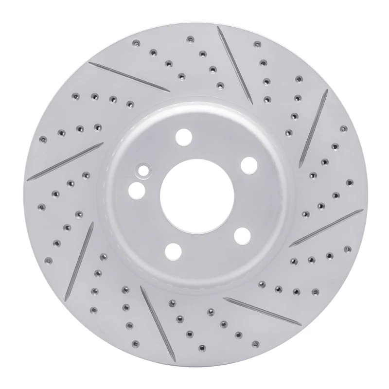 DFC 15-23 Mercedes-Benz E300 Front Right Drilled & Slotted Geoperformance Rotor