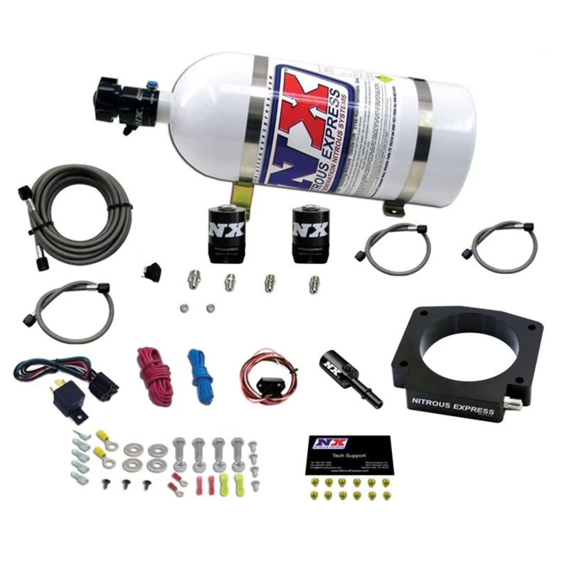 Nitrous Express 15-17 Ford Mustang GT350 5.2L Nitrous-Plate-Kit mit 10lb-Flasche