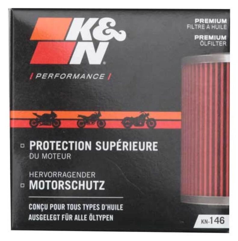 K&N Yamaha 3.969in OD x 1.531in H Ölfilter