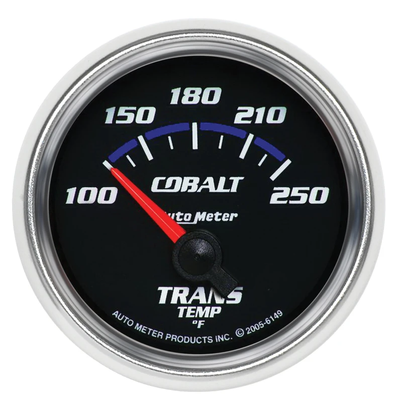 Autometer Cobalt 2-1/6in 100-250 Degree F Transmission Temperature Gauge
