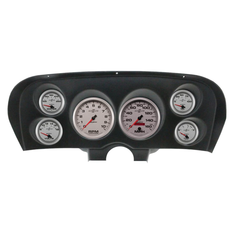 Autometer Ultra-Lite II Direct Fit Dash Kit 69-70 Ford Mustang (2 x 5in. / 4 x 2-5/8in.)