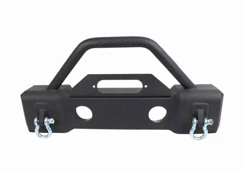 Fishbone Offroad Stubby Bumper with Tube Guard for 2007-2018 Jeep Wrangler JK