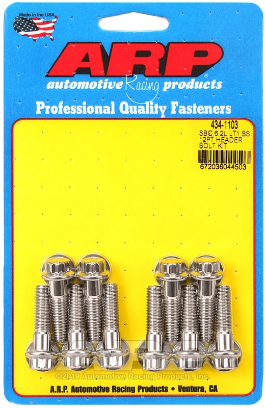 ARP-Header-Stud-Kit SS 12pt für Chevy LT1 6.2L Small Block