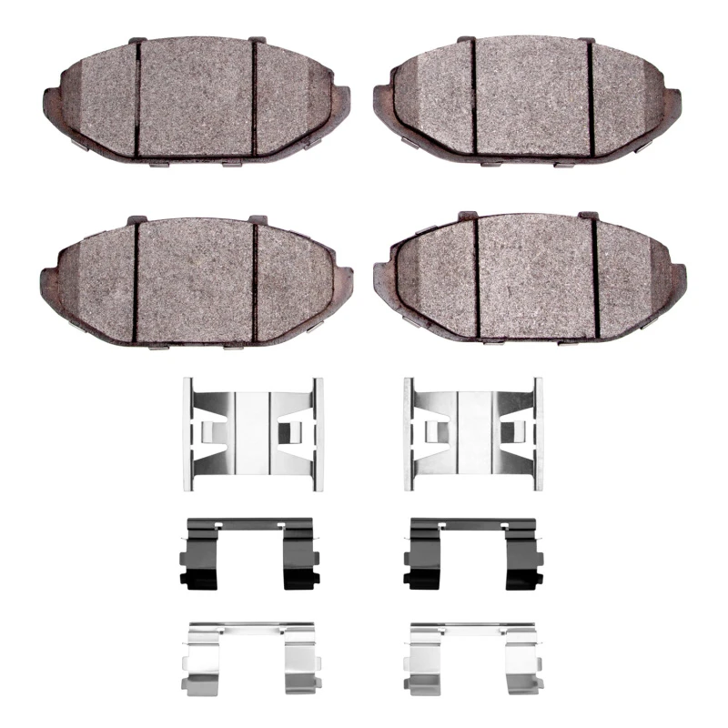 DFC 98-02 Ford Crown Victoria Front 5000 Advanced Semi Metallic Brake Pads and Hardware Kit