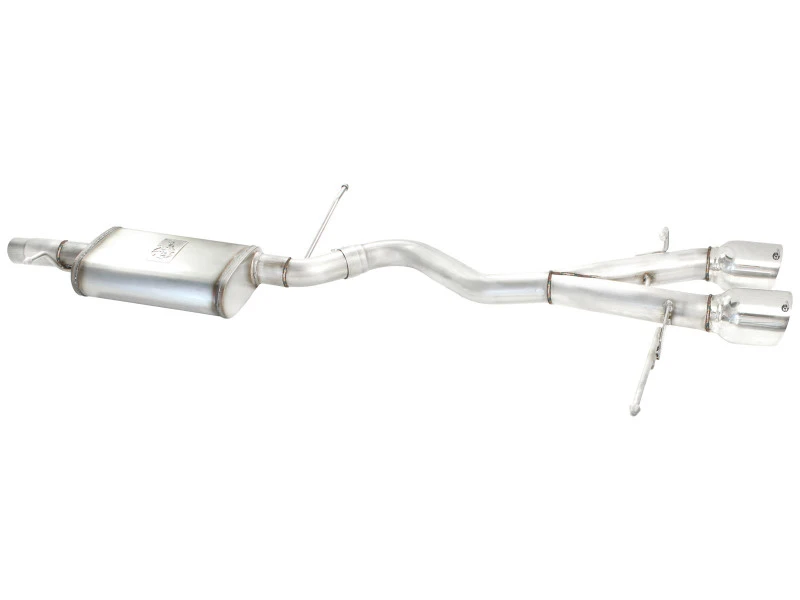 aFe MACHForce XP 2-1/2in SS-304 Cat-Back Exhausts w/ Polished Dual Tips 2008 VW Golf R32 V6-3.2L MKV