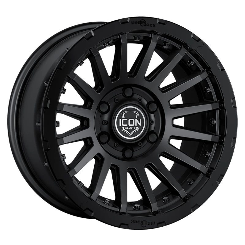 ICON Recon Pro 17x8,5 6x5,5 0mm Offset 4,75 Zoll BS 106,1mm Bohrung Satin Black Rad