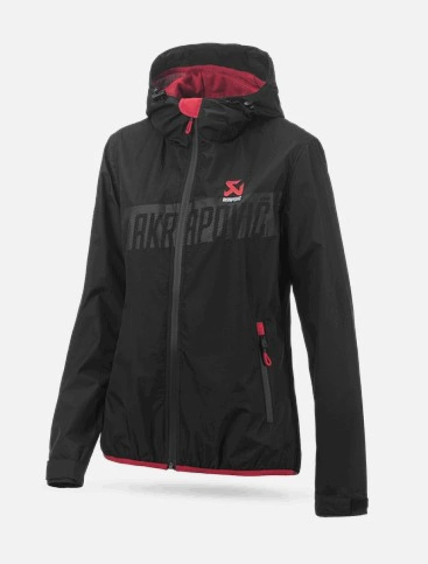 akrapovic_802229-6792d9ec112f6 Akrapovic Womens Black Corpo Windbreaker - Medium