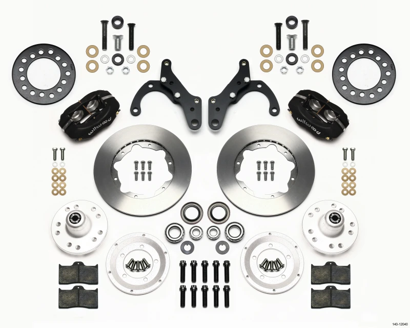 Wilwood Forged Dynalite Vorderrad-Bremse-Kit 11,00 Zoll 69-70 Impala Trommel/Scheibe 69-82 Vette