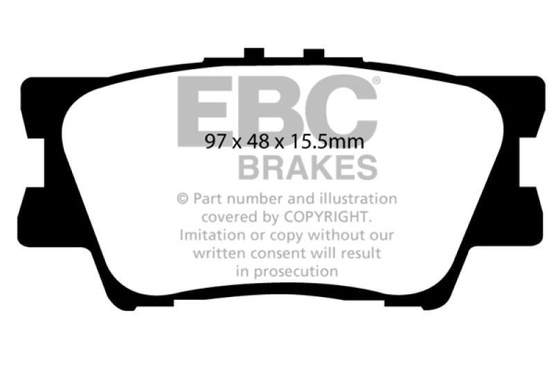 ebc_DP61793-6793208f90b62 EBC 13+ Lexus ES300h 2.5 Hybrid Ultimax2 Rear Brake Pads