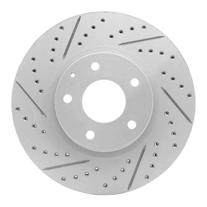 DFC 13-19 Mazda 6 Front Left Drilled & Slotted Geoperformance Rotor