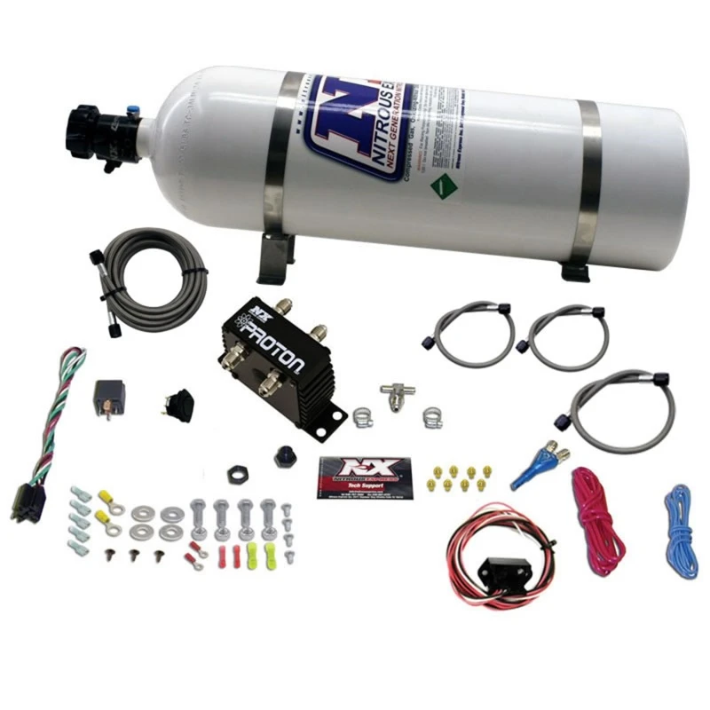 Nitrous Express Proton Fly By Wire Nitrous Kit mit 15lb-Flasche
