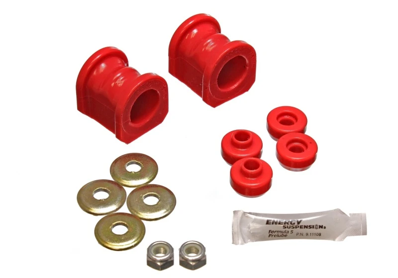 Energy Suspension 91-94-Nissan Sentra/NX1600/2000 Red 27mm Front Sway Bar Frame Bushings