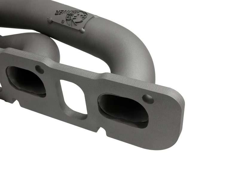 aFe Twisted Steel 304SS Short Header 15-22 Dodge Challenger SC V8-6.2L / 6.4L HEMI Titanium Coating