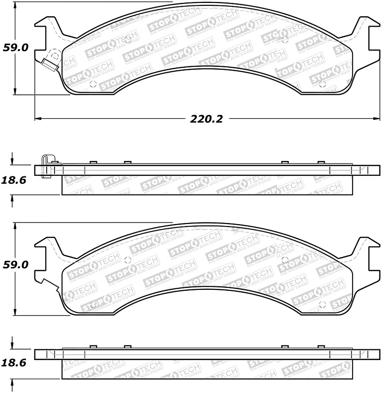 StopTech Street Select Brake Pads