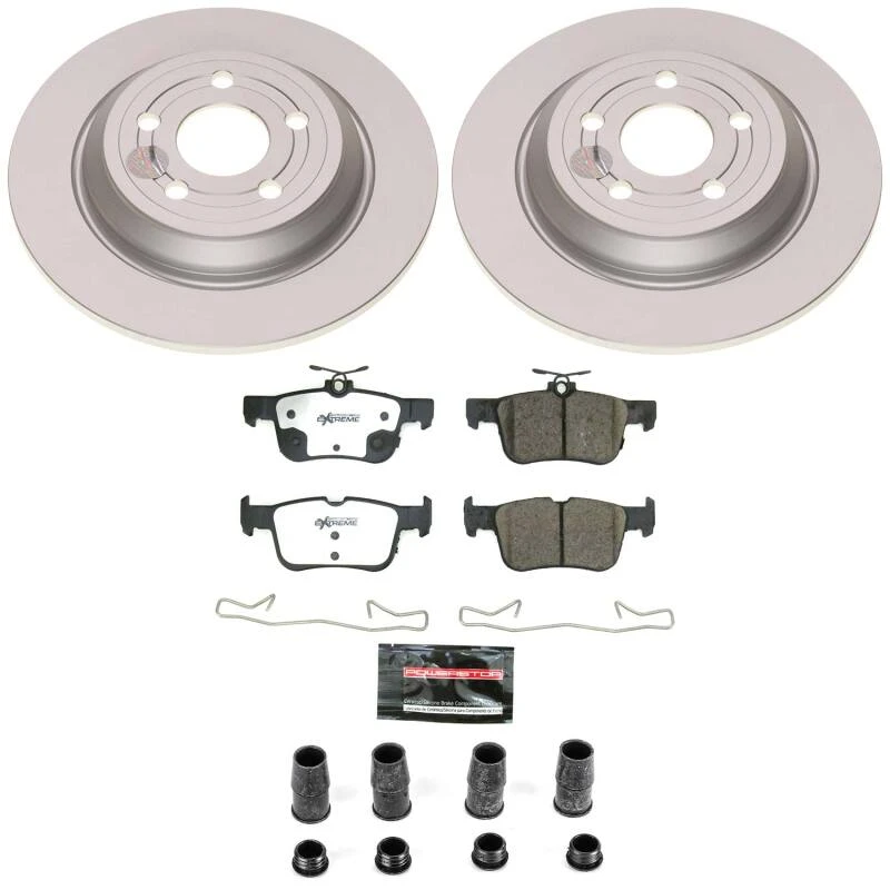 Power Stop 22-26 Ford Maverick Rear Z36 Coated Truck & Tow Brake Kit